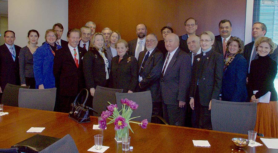 Policy Discussions with Former Secretary of State Madeline Albright