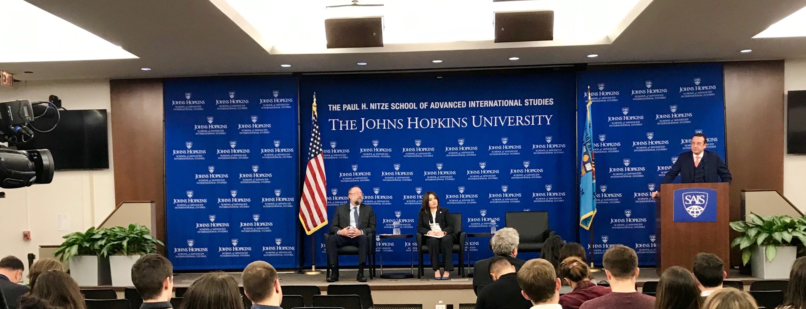 Discussing US-Georgia Relations with Johns Hopkins SAIS Students